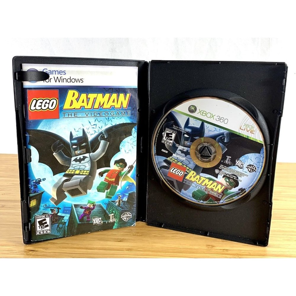 LEGO Batman: The Videogame  (Xbox 360) W Manual - Tested and Working No Cvr Art